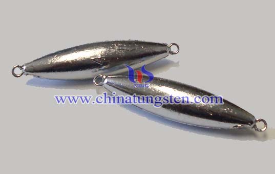 Tungsteno ojo pesca sinkers foto